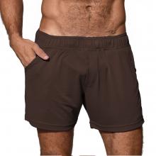 Short Faca Marrom