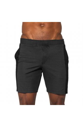 Bermuda Midi Paralelo Chumbo Preto
