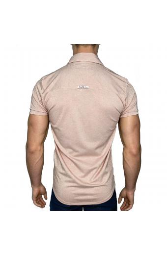 Camisa Tradicional Lux Rose Brilho