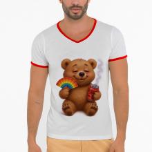 Camiseta Gola V  Urso