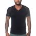 Camiseta Raglan V Preto