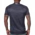 Camiseta Raglan Preto Rajado