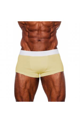 Cueca Boxer Amarelo (Algodão)