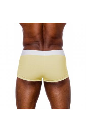 Cueca Boxer Amarelo Algodão
