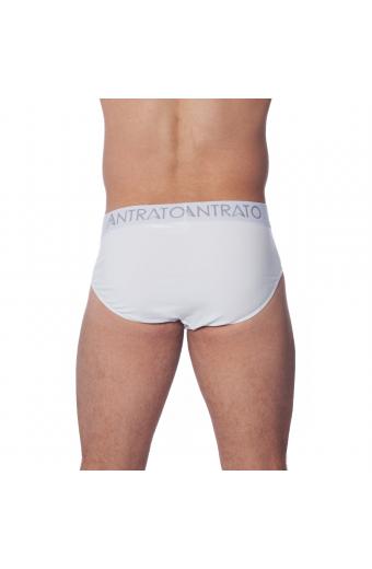Cueca Slip Branco Algodão