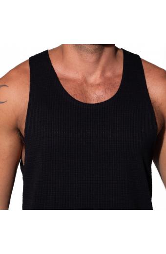 Regata Tradicional Preto Textura