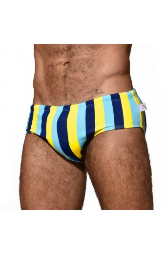 Sunga Taype Listras Amarelo/Azul